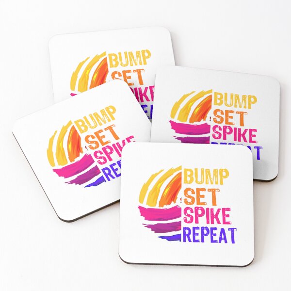 Item preview, Volleyball Bump Set Spike Rainbow designed and sold by SaundersKini.