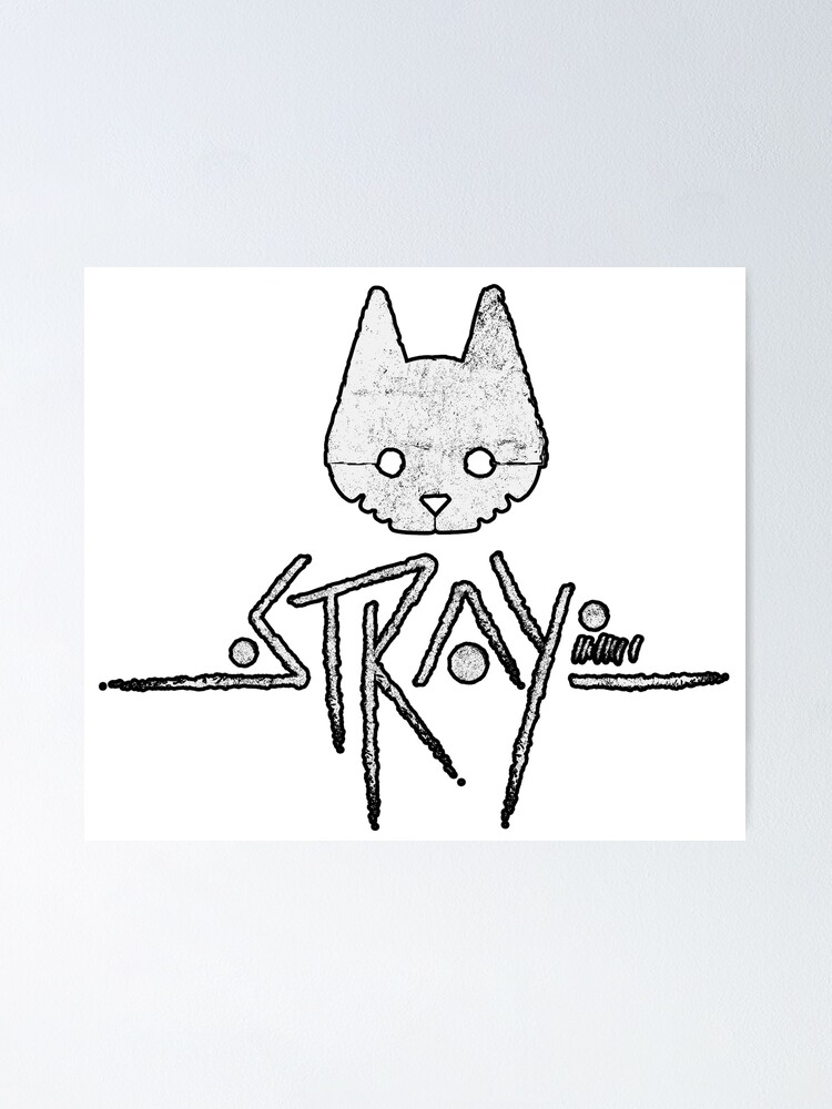 stray game cat sad Poster for Sale by WellingtonAdams