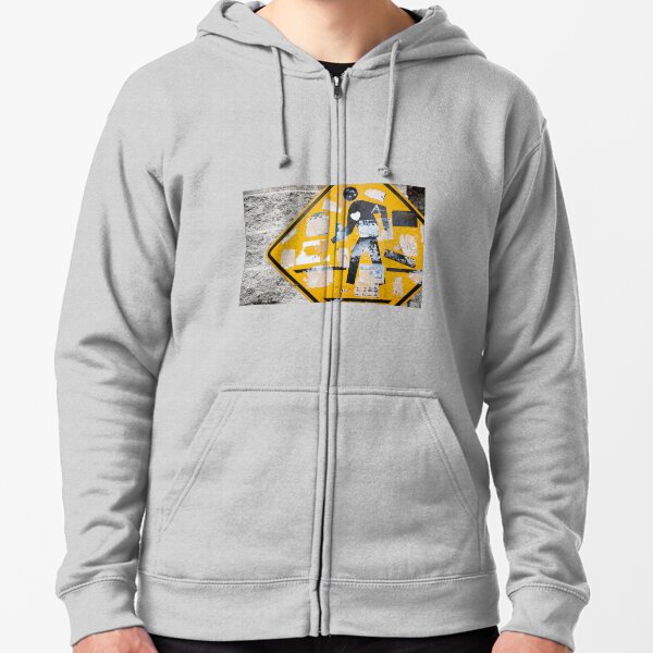 Slow Predestrians Zipped Hoodie