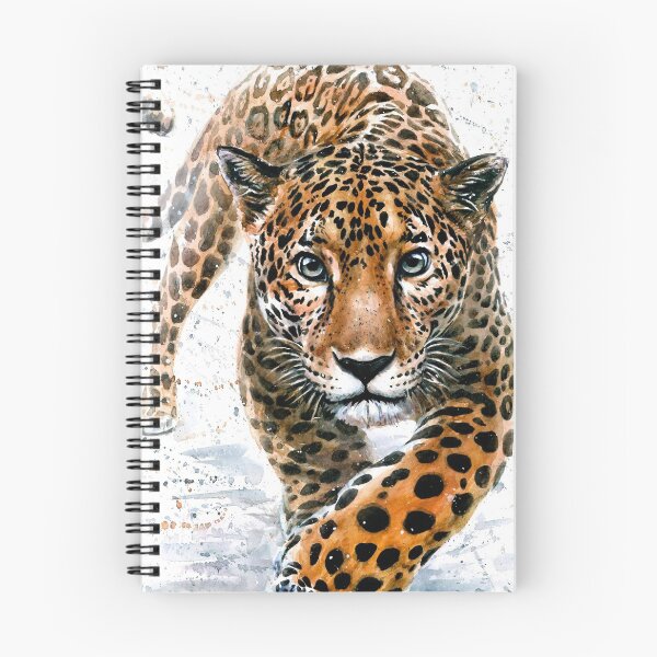 Item preview, Jaguar leopard chita watercolor wildlife predator kostart animal designed and sold by Kostart.