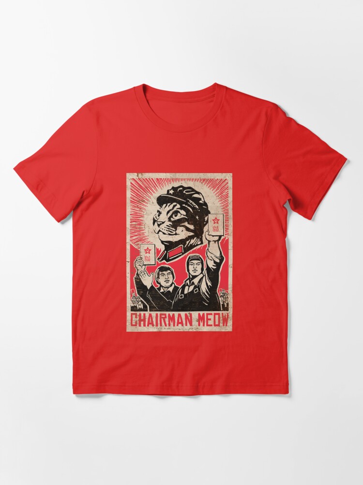 Alternate view of Meow Mao China cat meme Essential T-Shirt