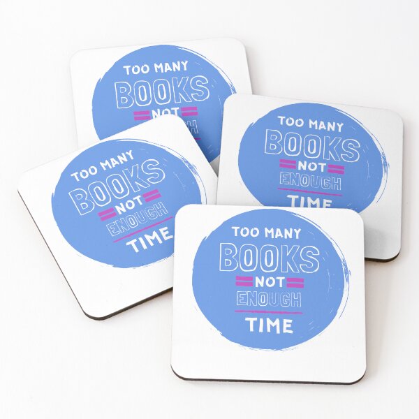 Item preview, Too Many Books Not Enough Time Literature Lovers designed and sold by ThreadlyAndCo.