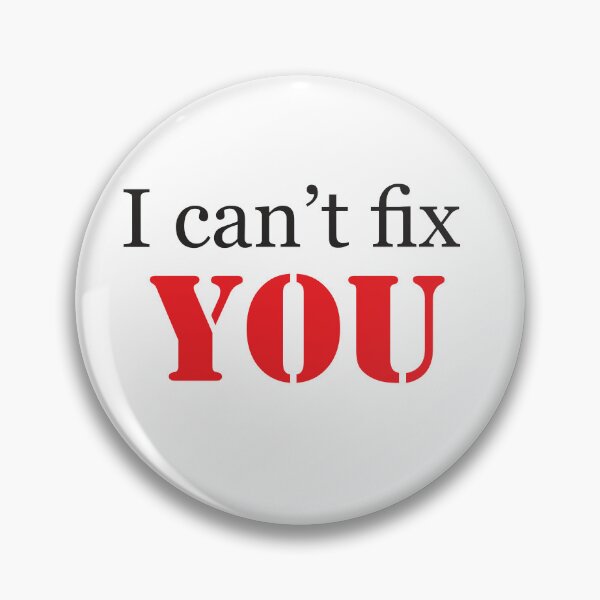 Item preview, I Can't Fix You Red Text designed and sold by minstore.
