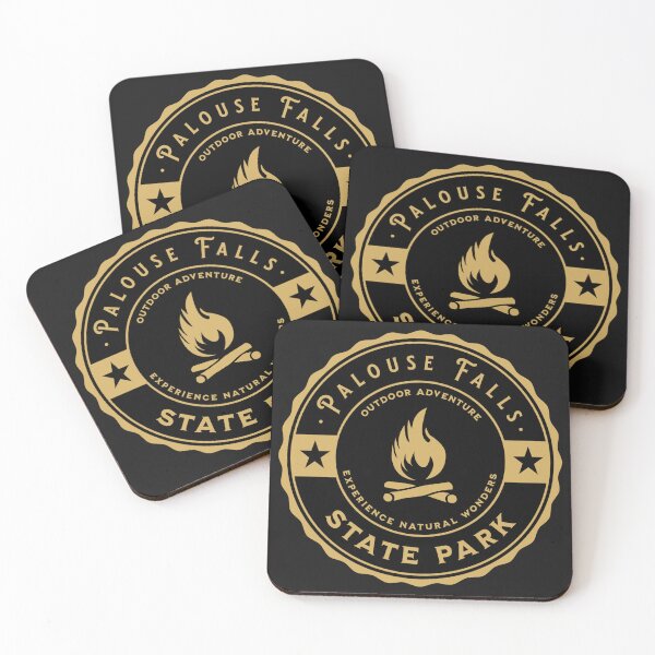 Item preview, Camping Hiking Vintage Washington Palouse Falls State Park  designed and sold by CattlettArt.