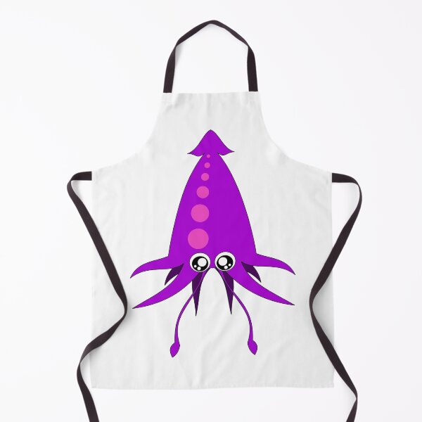 Item preview, Cute Purple Kawaii Squid designed and sold by CreativeCranium.