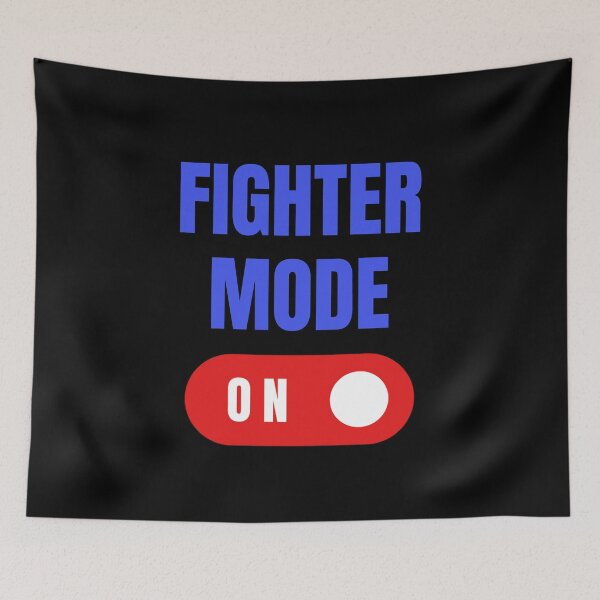 Item preview, Fighter Mode On, MMA Fighter Gift, BJJ Gift for Him, BJJ Gift for her designed and sold by HermoTees.