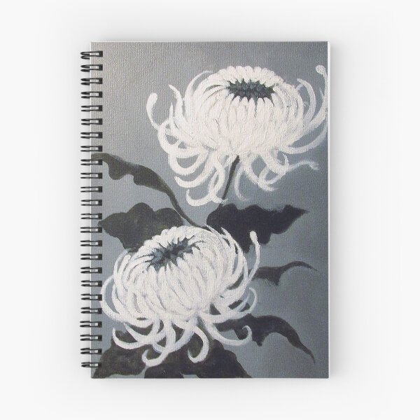 Item preview, Two White Chrysanthemums designed and sold by Dian Bernardo.
