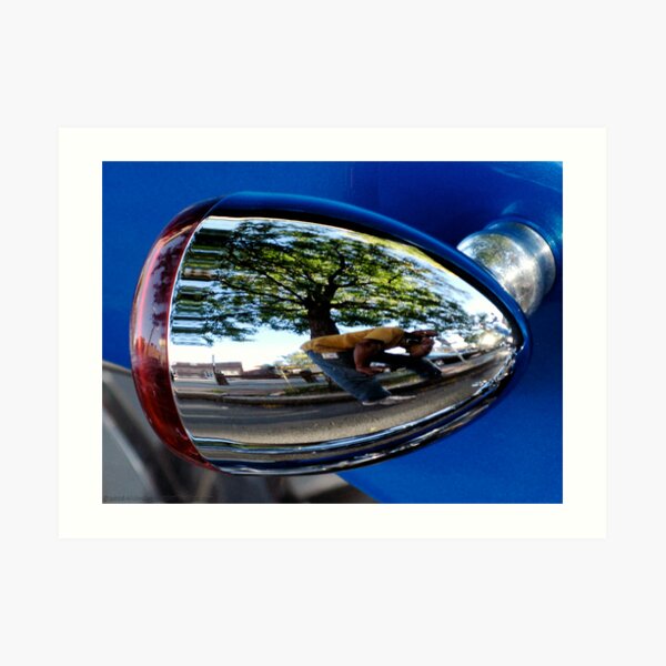 Self-Portrait In A Chrome Bullet Art Print