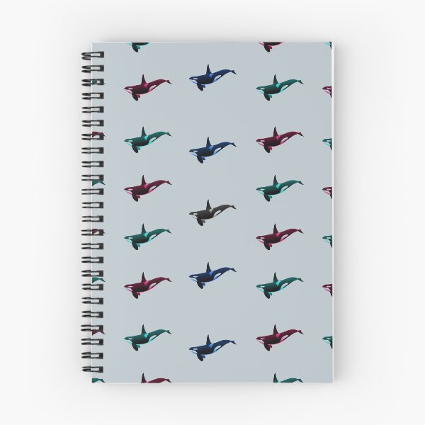Item preview, Orca (killer) whale pattern designed and sold by Thomas Dossman.