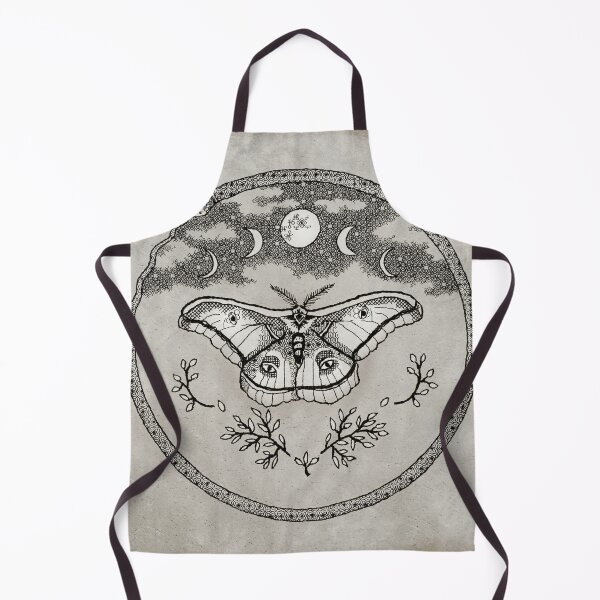 Artikelvorschau, Blackwork mystische Mottenaltarkunst entworfen und verkauft von BrendaErickson.
