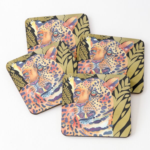 Item preview, Leopard Black & Gold designed and sold by SandraArtStudio.