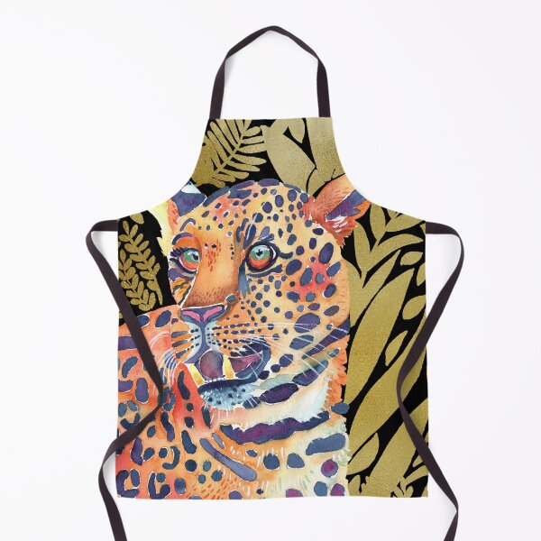 Item preview, Leopard Black & Gold designed and sold by SandraArtStudio.