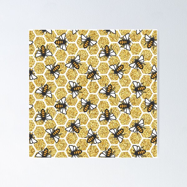 Item preview, Honey Bee | Save The Bees | Beekeeping Pattern 4 designed and sold by NobleForte.