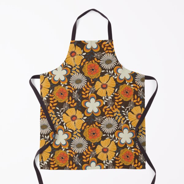 Item preview, 70s floral pattern designed and sold by Papergrape.