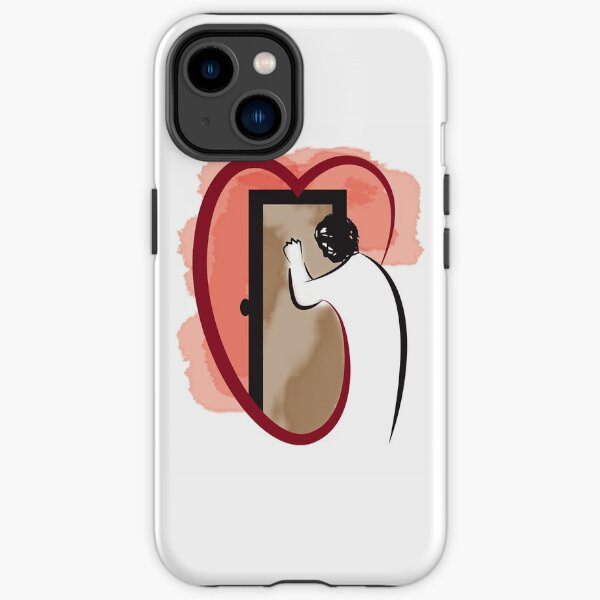 Jésus à la porte - lavage Coque antichoc iPhone