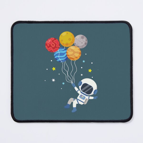 Item preview, Astronaut With Planet Balloons designed and sold by MoaaStore.