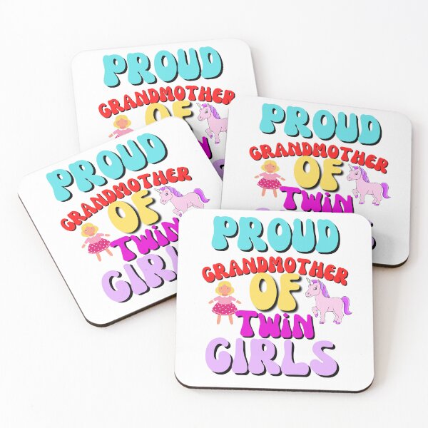 Item preview, Proud Grandmother of Twin Girls-Grandma of Twins designed and sold by GarnersDesigns.