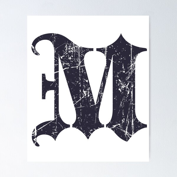 Blackletter type letter A Poster for Sale by Adam Dolanský