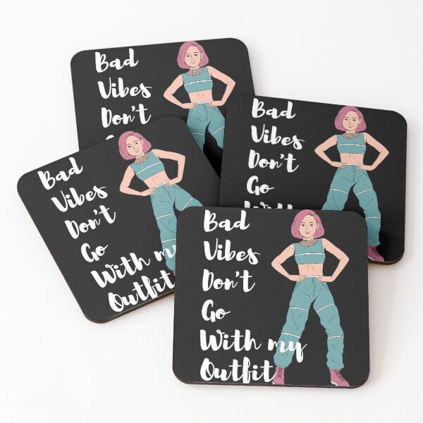 Item preview, Bad Vibes Don't Go With My Outfit | Girls Power | Women Empowerment designed and sold by rebel-store21.