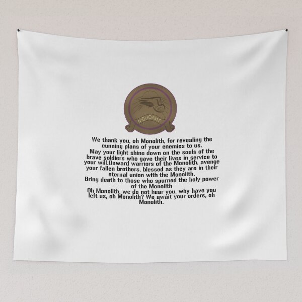 Item preview, Monolith preacher speech designed and sold by ajmcmast.