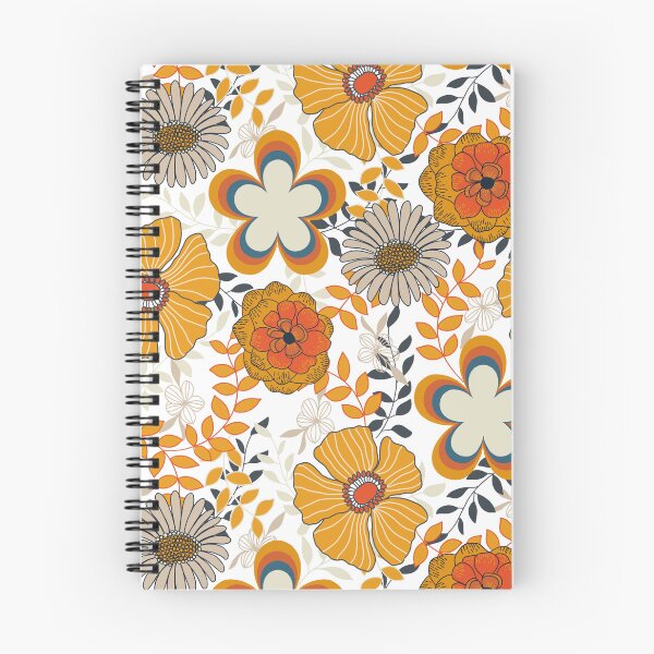 Item preview, 70s floral pattern  designed and sold by Papergrape.