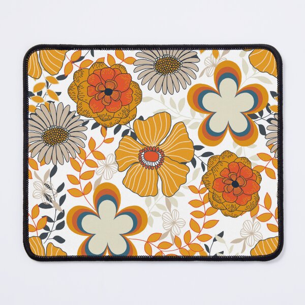 Item preview, 70s floral pattern  designed and sold by Papergrape.