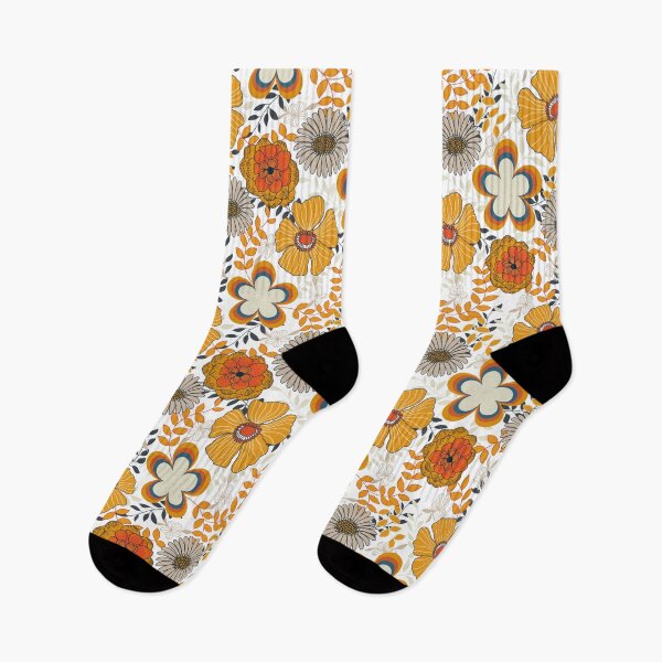 Item preview, 70s floral pattern  designed and sold by Papergrape.