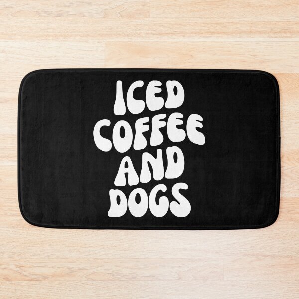Item preview, Iced Coffee and Dogs, Gift for Dog Lover, iced Coffee lover designed and sold by yass-art.