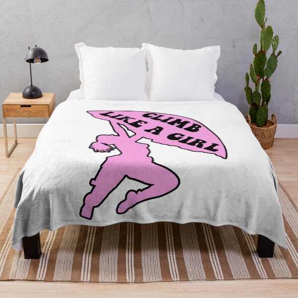 Item preview, Climb Like A Girl - Rock Climbing designed and sold by ONPINI.