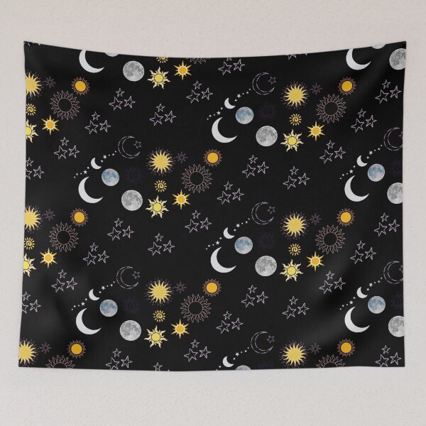 Item preview, sun and moons designed and sold by OneVibes.