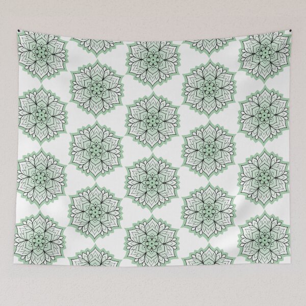 Item preview, Minty mandala  designed and sold by AmaiiDesigns.