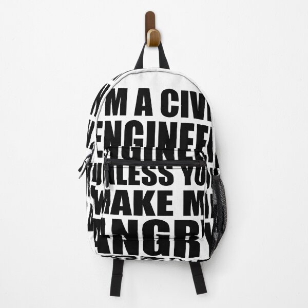 Item preview, I'm A Civil Engineer Unless You Make Me Angry - Funny Engineering designed and sold by TravelScientist.
