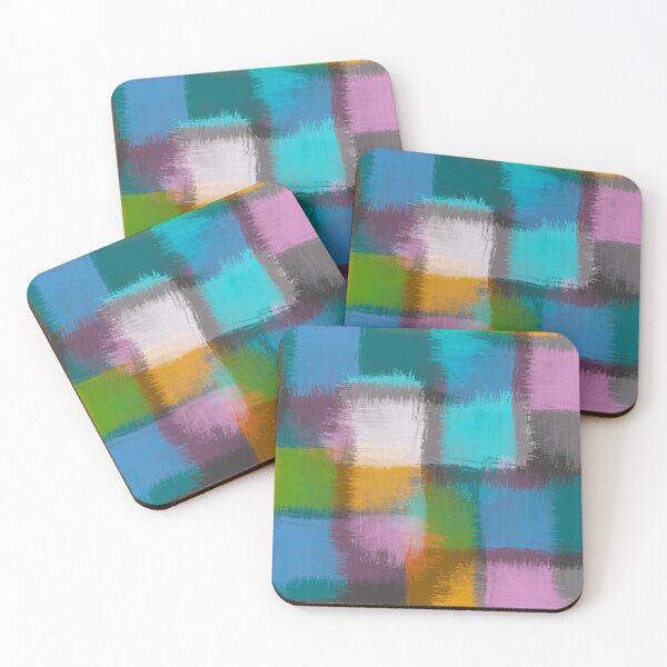 Item preview, Abstract Colorful Squares Patchwork  designed and sold by art64.