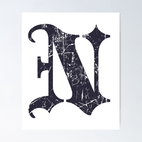 Blackletter type letter A Poster for Sale by Adam Dolanský