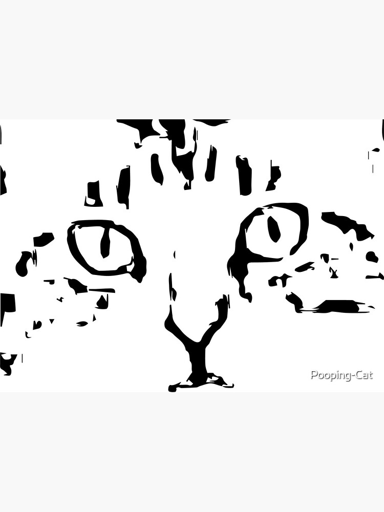 Thumbnail 2 of 2, Greeting Card, Pooping Cat designed and sold by Pooping-Cat.