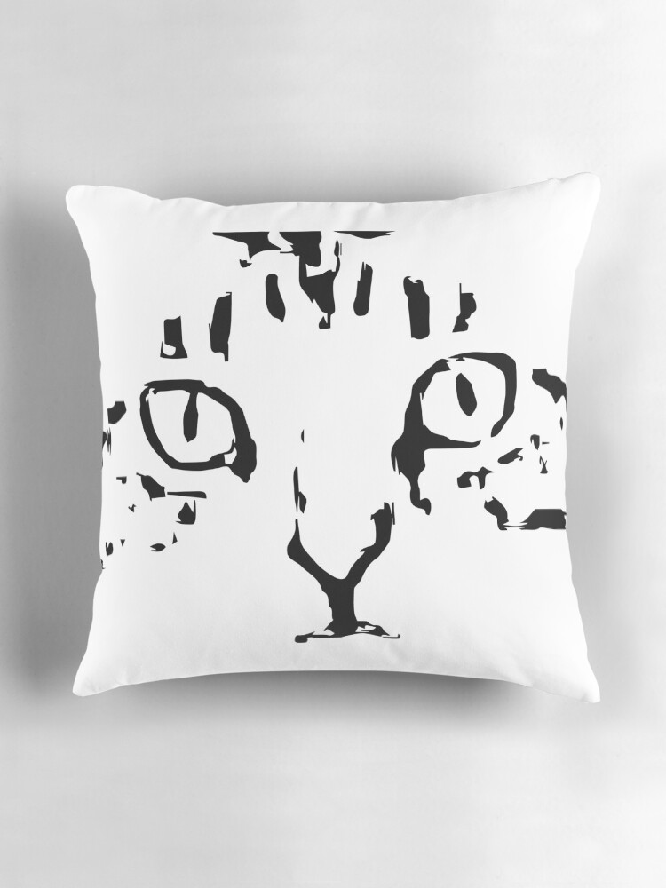 Thumbnail 3 of 4, Pillow, Pooping Cat designed and sold by Pooping-Cat.