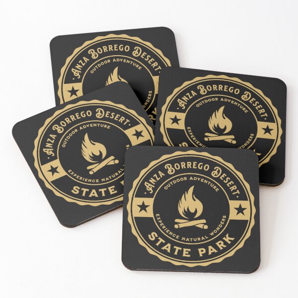 Item preview, Estilo Vintage Camping Anza Borrego Desert State Park San Diego California designed and sold by CattlettArt.