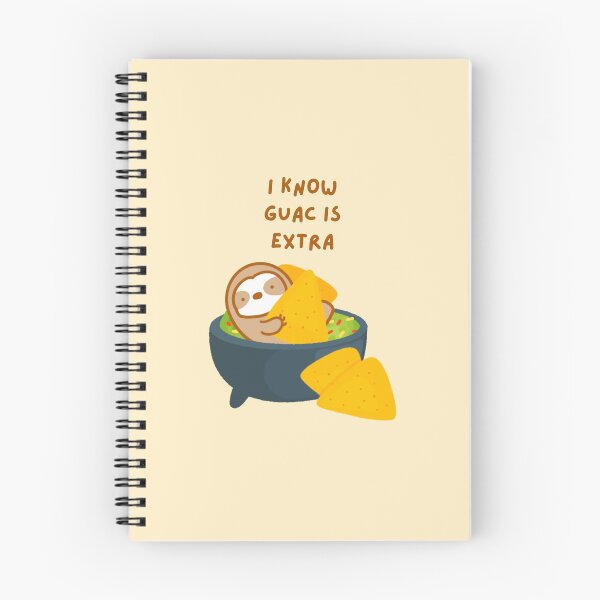Item preview, I Know Guac Is Extra Guacamole Sloth designed and sold by theslothinme.