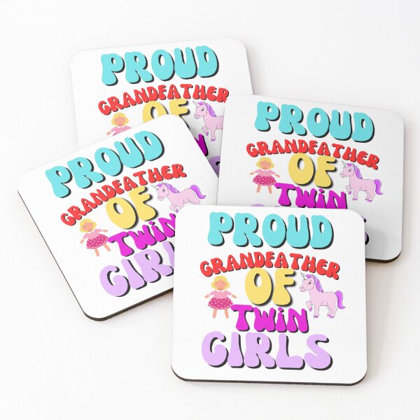 Item preview, Proud Grandfather Of Twin Girls designed and sold by GarnersDesigns.