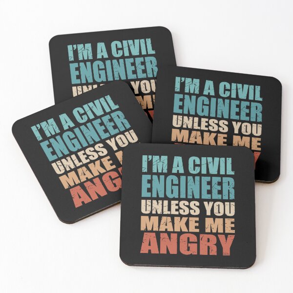 Item preview, I'm A Civil Engineer Unless You Make Me Angry - Funny Engineering designed and sold by TravelScientist.