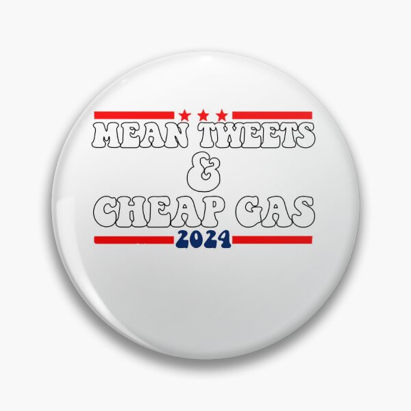 Item preview, Mean tweets and cheap gas trump 2024 designed and sold by ONPINI.