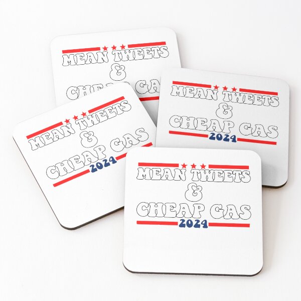 Item preview, Mean tweets and cheap gas trump 2024 designed and sold by ONPINI.
