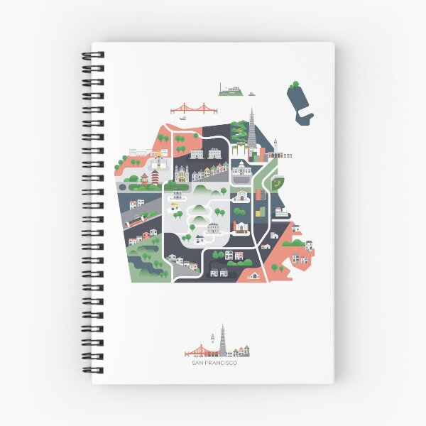 Item preview, Map of San Francisco designed and sold by Jing Zhang.
