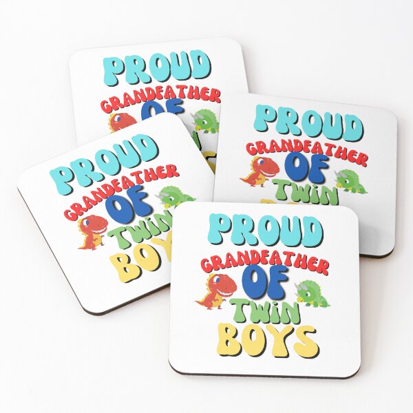 Item preview, Proud Grandfather of Twin Boys-Grandpa of Twins. designed and sold by GarnersDesigns.