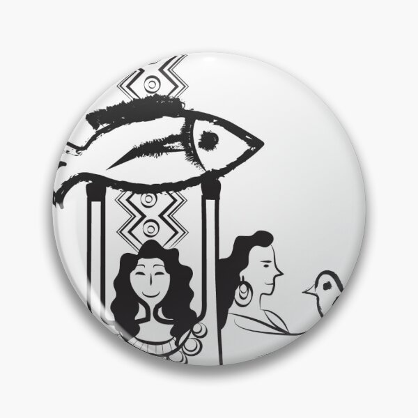 Item preview, Folk design about fish birds designed and sold by emoooz.