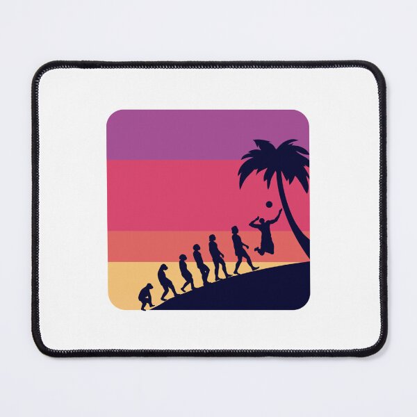 Artikelvorschau, Volleyball Evolution Strandvolleyball Retro entworfen und verkauft von SaundersKini.