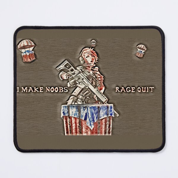 Item preview, I Make Noobs Rage Quit designed and sold by Boztik-Designs.