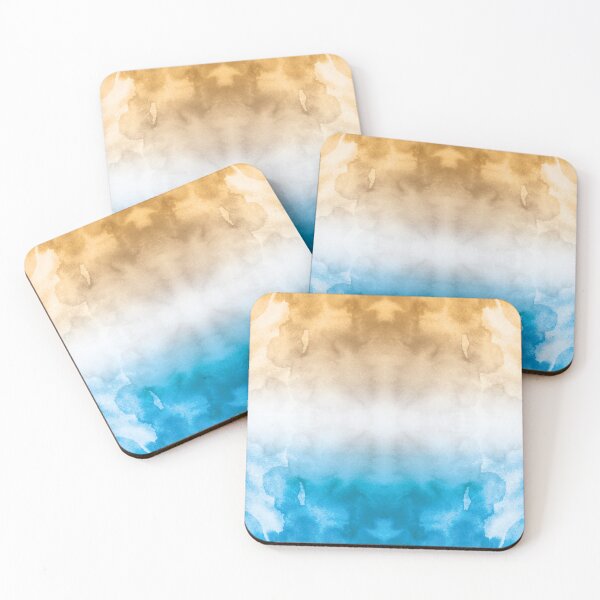 Item preview, Ombre Beach Watercolour designed and sold by LauraUpson.