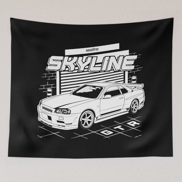 Item preview, Skyline GTR R34 (black) designed and sold by squeal tires.