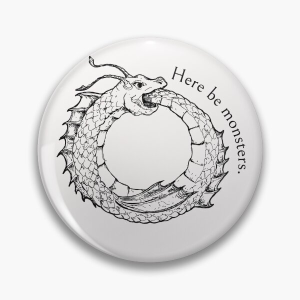 Item preview, Here Be Monsters 2 designed and sold by Salt & Keep.